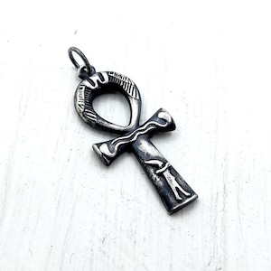 Silver ankh pendant, Ancient Egypt Gift, Egyptian Cross, Egyptian lover, Egyptian ankh pendant, Egyptian Mythology,Ankh pendant,Ankh jewelry
