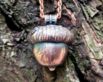 Cute Acorn Gift Seed Jewelry Seed Necklace Nature Gift Nature Necklace Acorn Jewelry Woodland Necklace Acorn Necklace