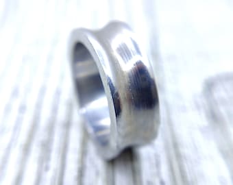 Aircraft Grade Aluminum Ring with Groove - A Unique Gift for Pilots and Aviation Enthusiasts, Aviators gift, Engineering Gift,Airplane Gifts
