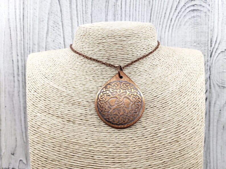 Copper tree of life necklace Elvish jewelry Viking jewelry Celtic jewelry Pagan jewelry Celtic tree of life