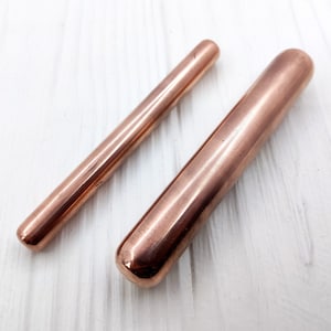 Solid copper stick, Pure solid copper, Сopper wand, Touch free, Hygiene tools, Copper rod