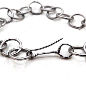 Genuine titanium chain bracelet, titanium handmade bracelet, titanium unisex bracelet, real titanium bracelet, industrial jewelry