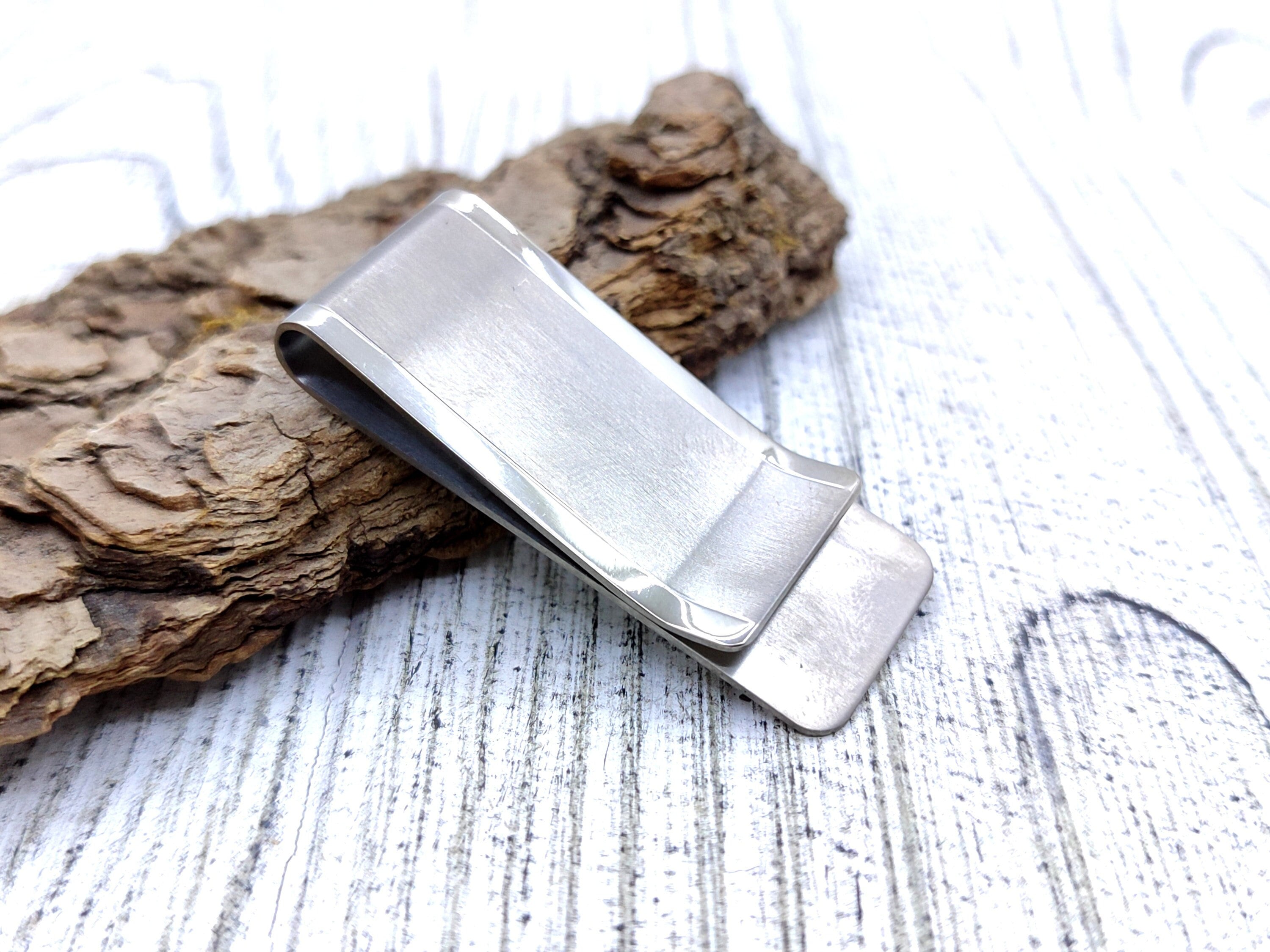 Pinza Billetes Tarjetero Credito Hombre Clip Para Billetes