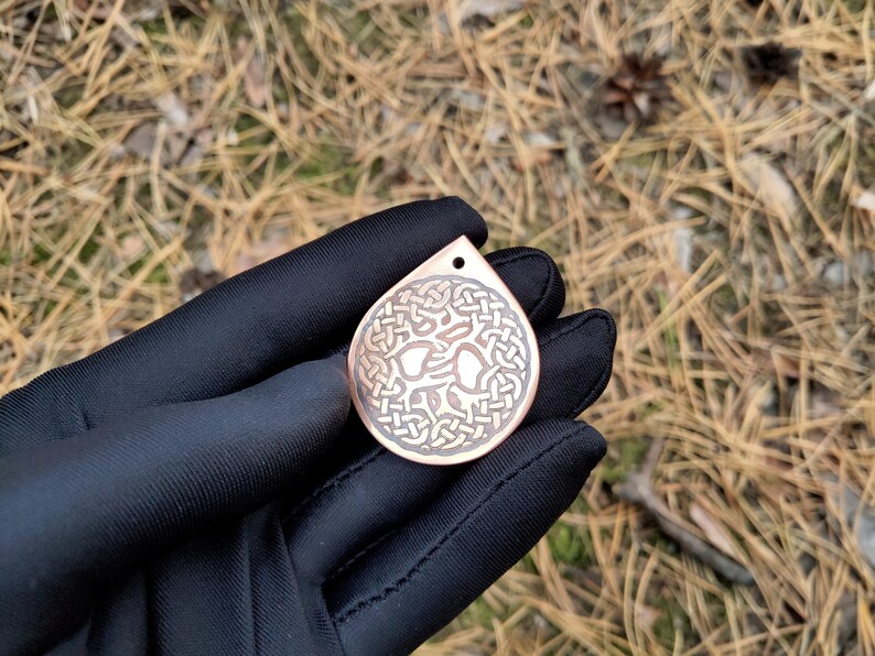 Copper tree of life necklace Elvish jewelry Viking jewelry Celtic jewelry Pagan jewelry Celtic tree of life