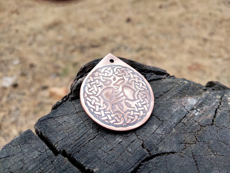 Copper tree of life necklace Elvish jewelry Viking jewelry Celtic jewelry Pagan jewelry Celtic tree of life