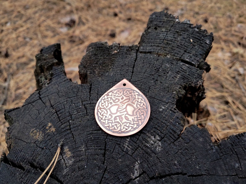 Copper tree of life necklace Elvish jewelry Viking jewelry Celtic jewelry Pagan jewelry Celtic tree of life