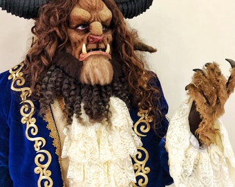 Handmade Beast Prosthetic Kit – Horned Monster Makeup, Fantasy FX