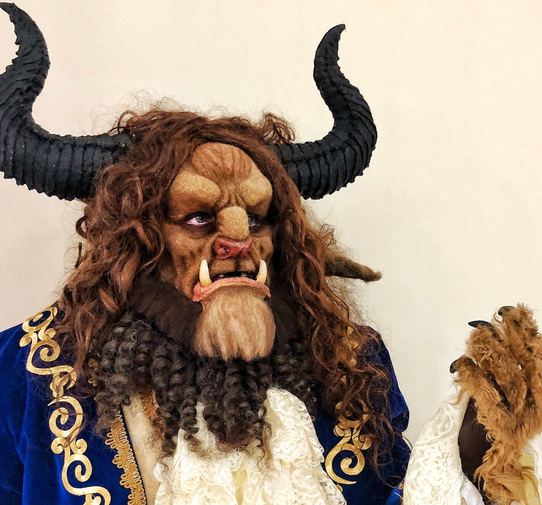 Handmade Beast Prosthetic Kit – Horned Monster Makeup, Fantasy FX