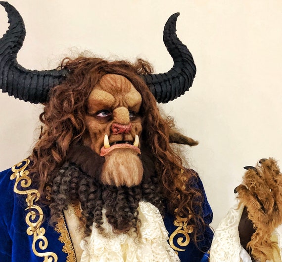 Handmade Beast Prosthetic Kit – Horned Monster Makeup, Fantasy FX