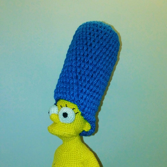 Amigurumi Crochet Pattern Marge Simpson Cartoon Character Etsy