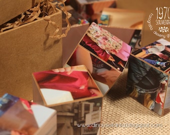 Rompecabezas con fotos | Portarretratos original | Puzzles personalizados | Cubos de madera | Regalos bonitos de cumpleaños | Personalizable