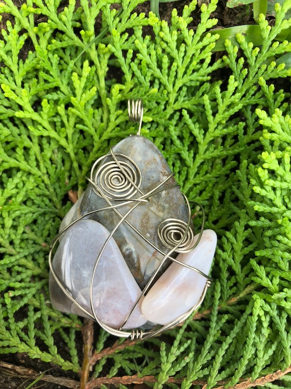Pendentif Cœur En Agate Corail - Pierre Naturelle Orange - 9,3 Grammes