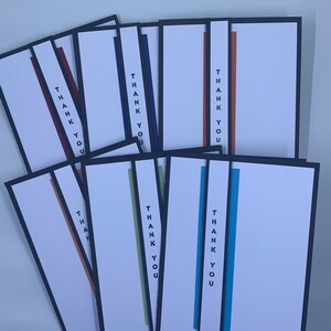 Set of Six Thank You Notes