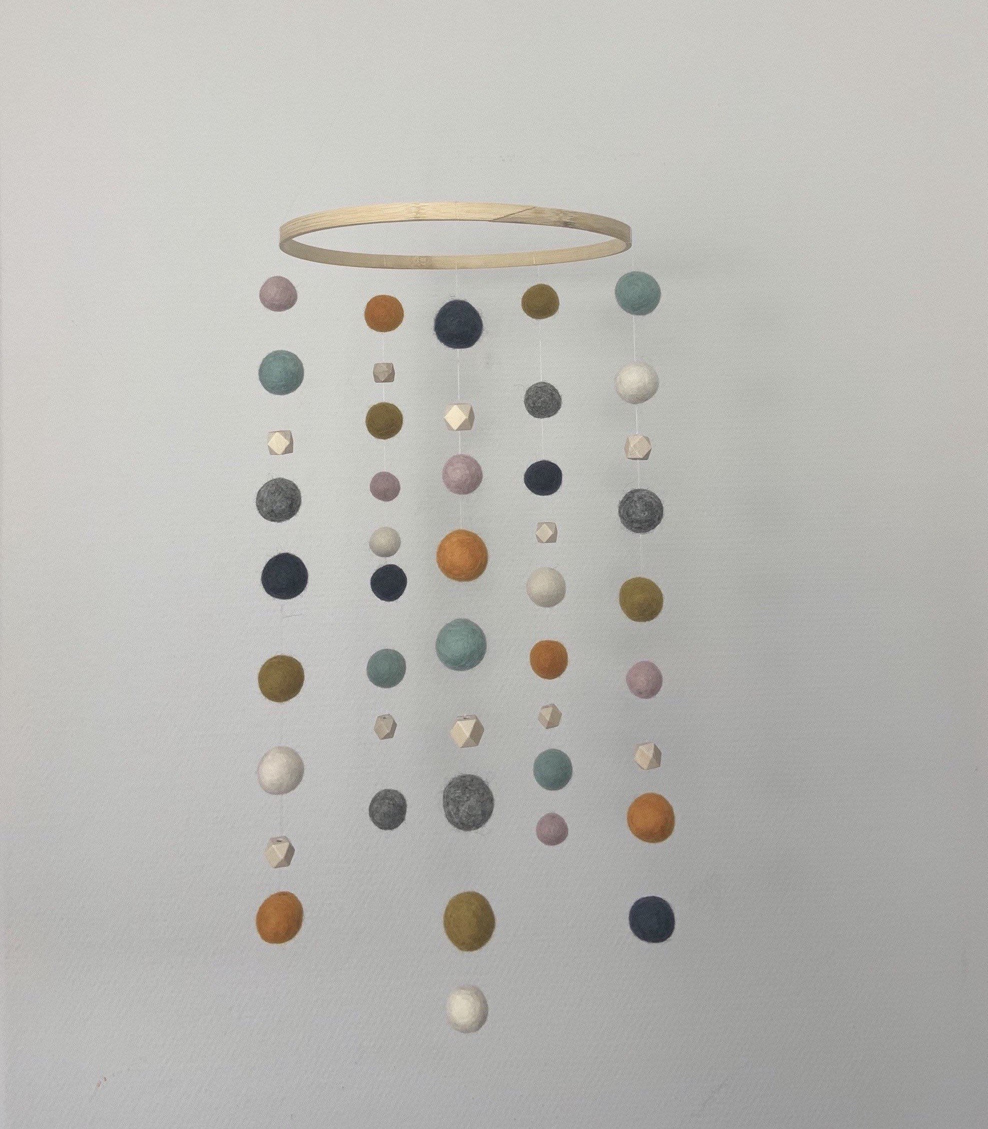 Mobile wooden ring baby baby mobile gift birth felt Etsy