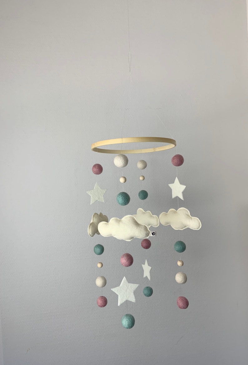 Mobile Baby nursery decor Babymobile Kinderzimmer Etsy