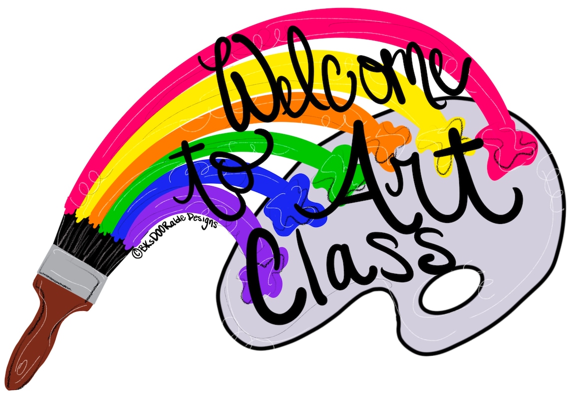 Template Art Class Welcome to Art Class Back to School | Etsy