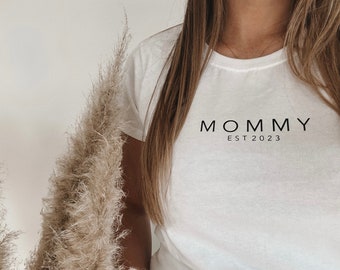 MOMMY Shirt, personalisiert mit Jahr