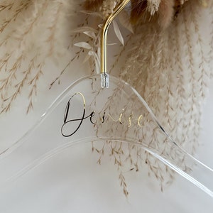 Premium clothes hanger personalized, bride Bride Groom image 4