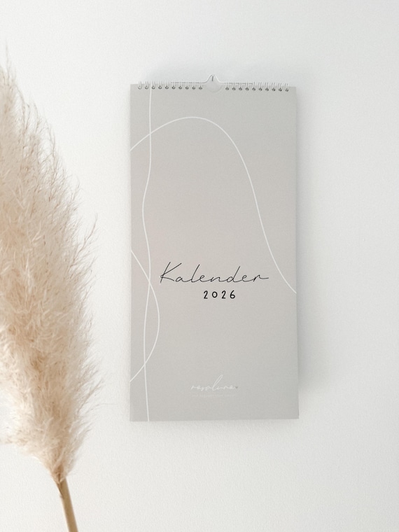 Kalender 2026 | Wandkalender | Familienplaner | Partnerkalender | Affirmationskalender | Achtsamkeit