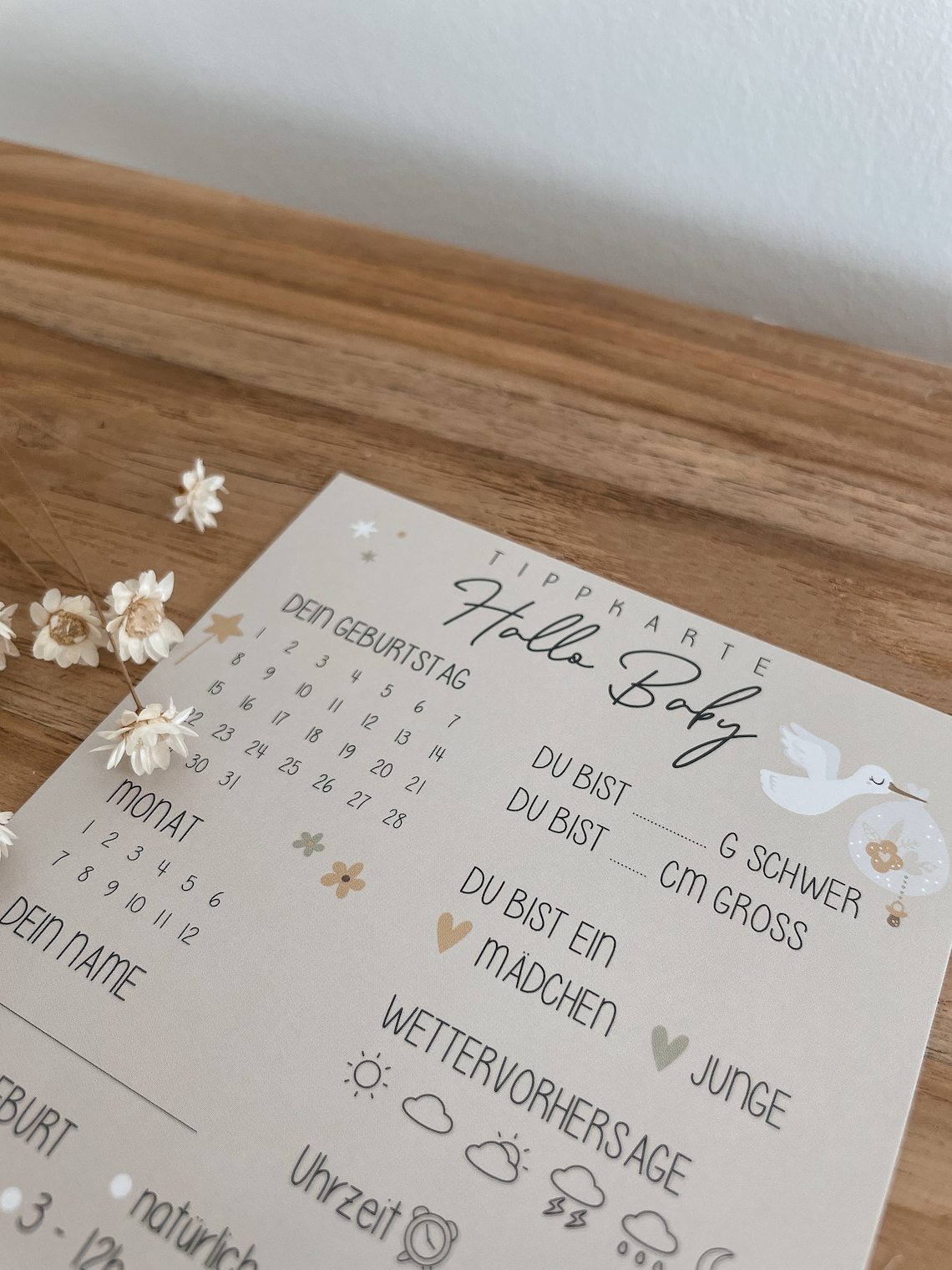 Wishes & Beratung Karten Set, 25-teilig - Violett Mit Gold Punkten Für Baby Shower & Hochzeit