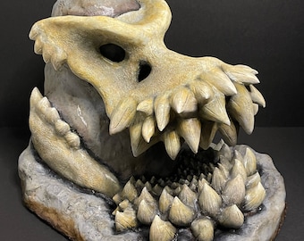 Escultura de arcilla Deviljho Skull