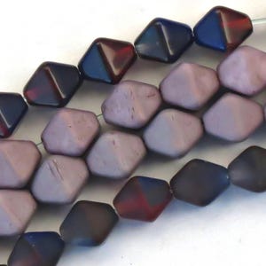 40 or 200pcs Bicone Czech Beads 6mm Blue Red Lavender Purple DIY Beads for Jewelry Making