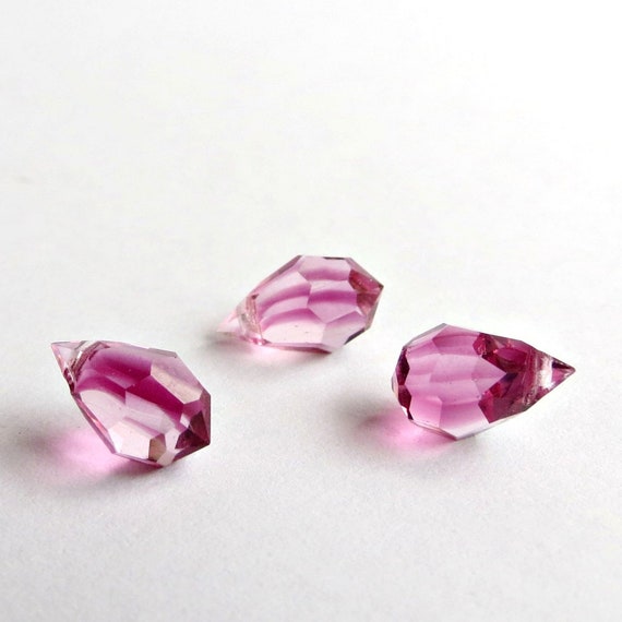 Pcs DIY Jewellery Czech Crystal Glass Faceted Bicone Beads 4mm Dull Magenta 75