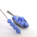 6mm Czech Glass Round Beads Powder Blue 80 or 400pcs Spacer Bead product logo