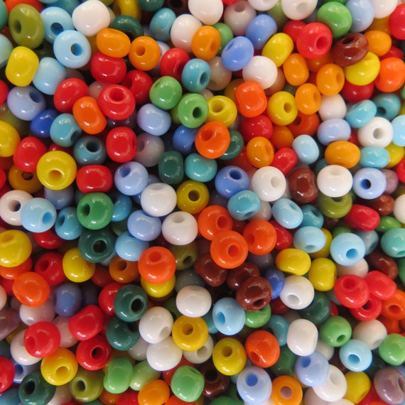 Opaque Mix 6mm Faceted Round Plastic Beads (600pcs)