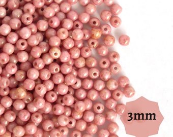 Perline Ceche Di Vetro Rubyca – Tonde Opache Dipinte – Druk 12 Mm – 1 Filo Per Bigiotteria Fai Da Te – Colore Rosso Scuro
