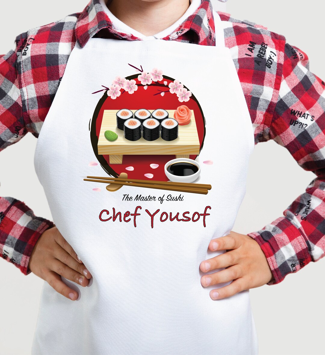 Personalized Apron Sushi Chef Apron Japanese Apron Custom Etsy