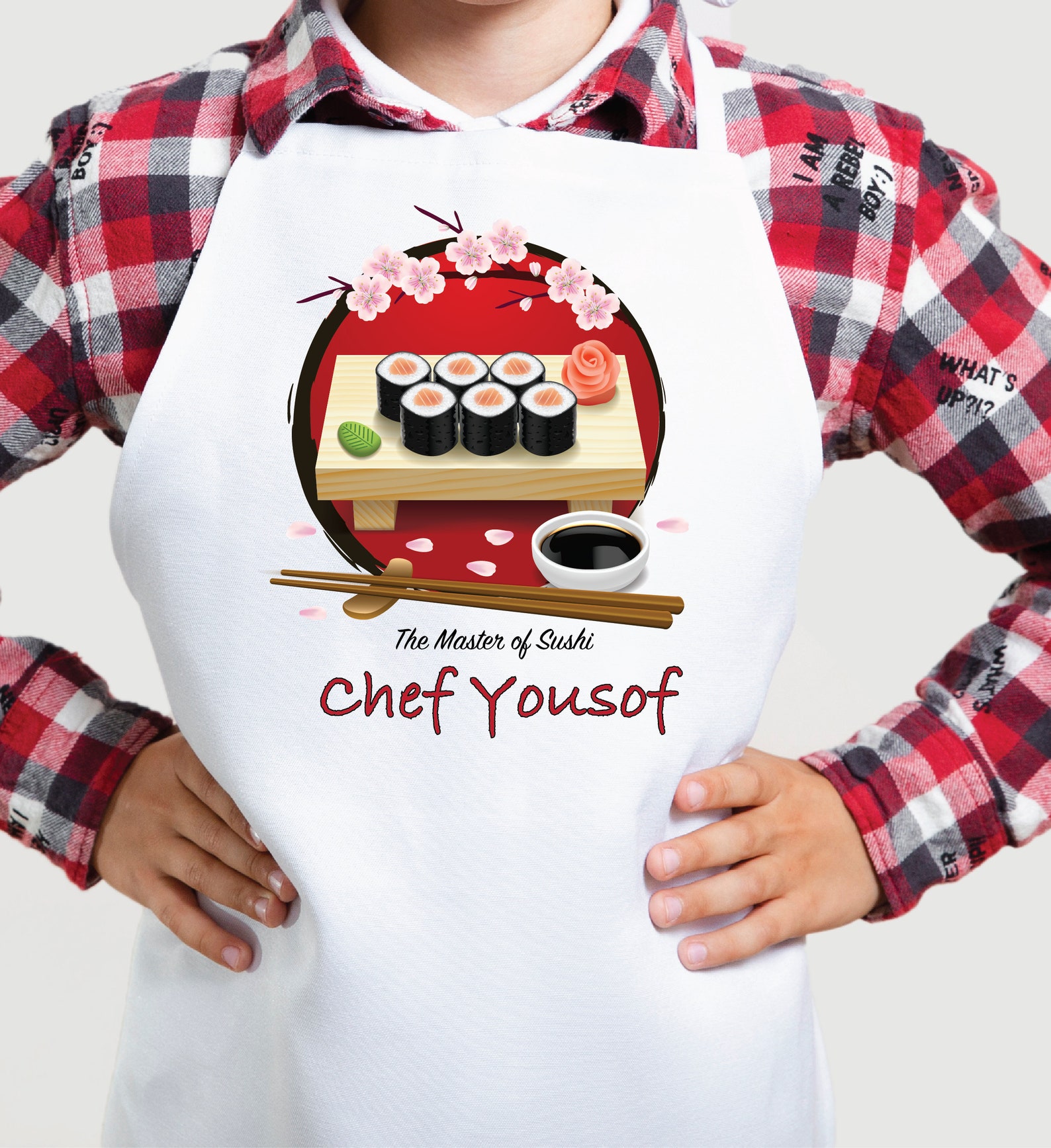 Personalized Apron Sushi Chef Apron Japanese apron Custom Etsy