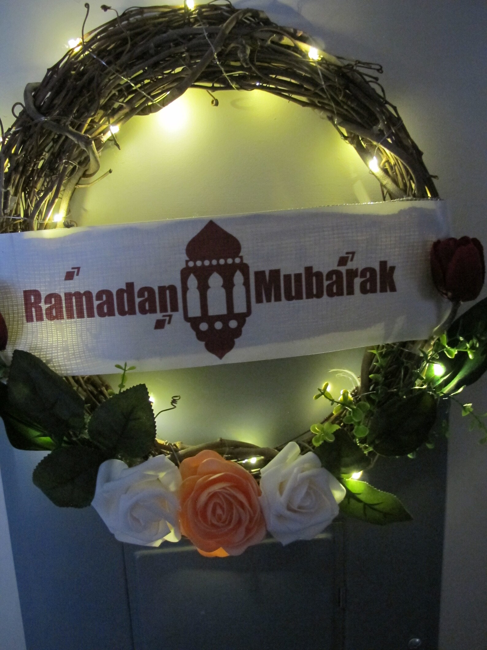 Ramadan wreath Islamic Wreath Eid wreath Islamic wall Etsy