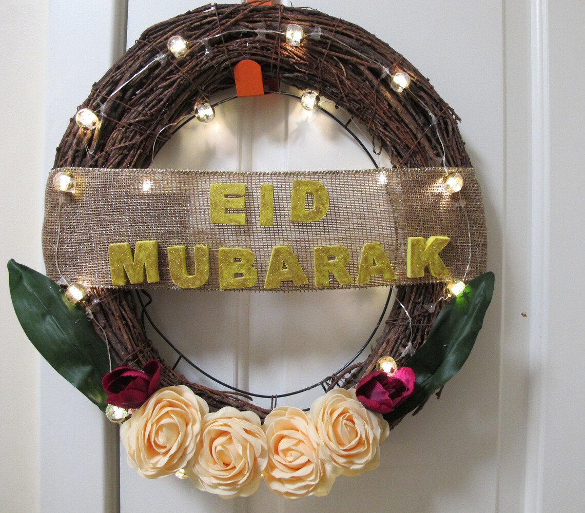Ramadan wreath Islamic wreath Ramadan decoration Eid Etsy