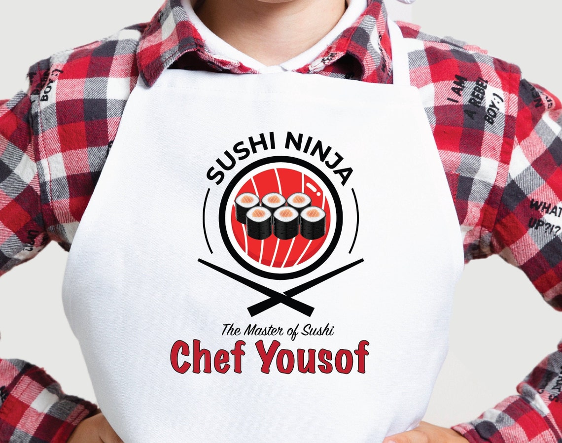 Personalized Apron Sushi Chef Apron Japanese apron Custom Etsy