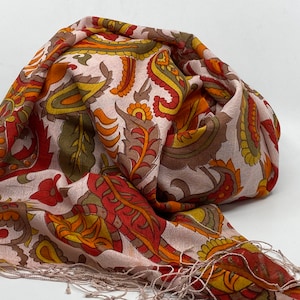 wool/silk scarf