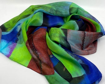 High-quality, fashionable silk scarf