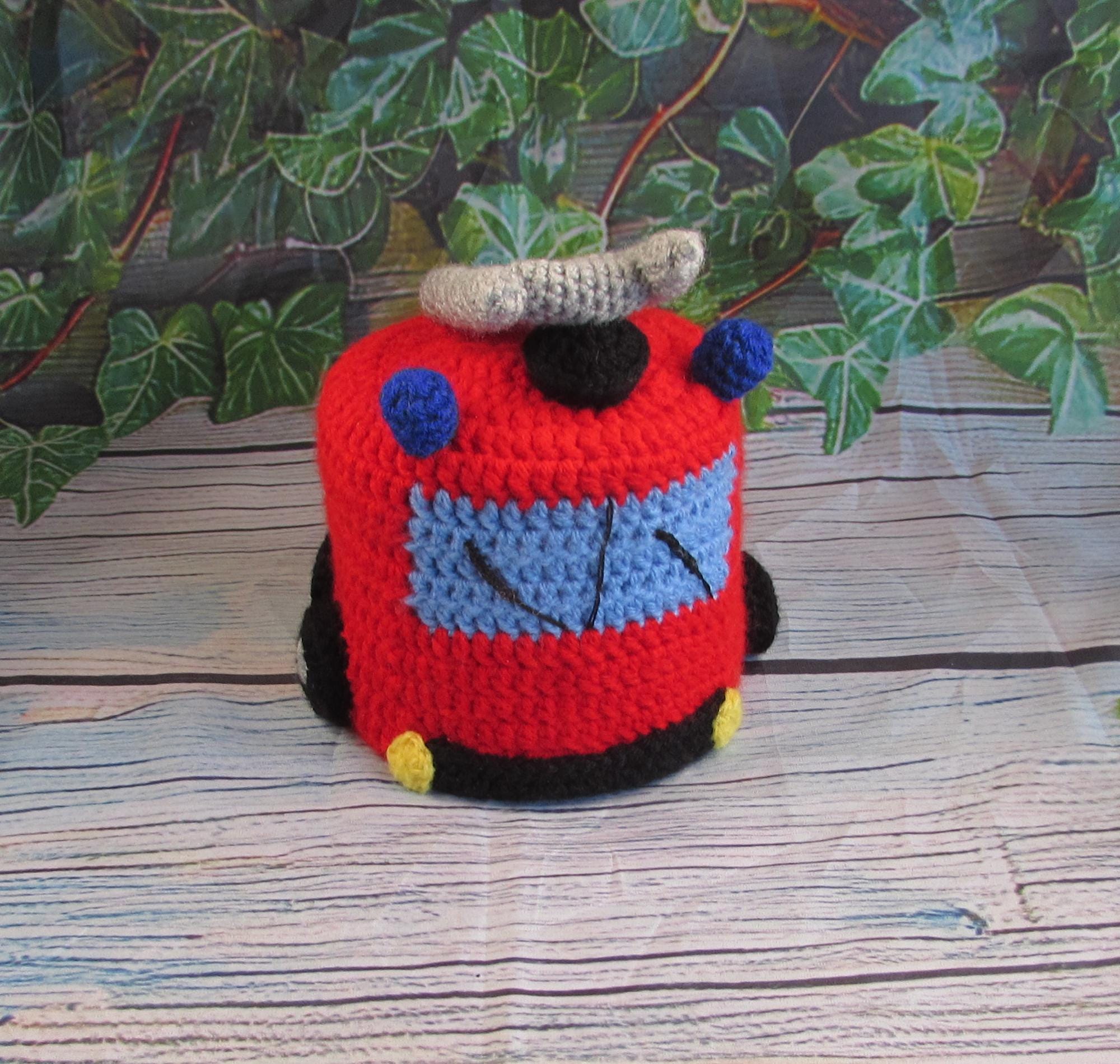 Fire department toilet paper hat fire engine