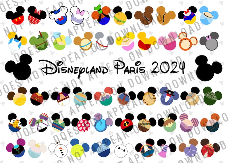 Disneyland Paris Autograph Book 2023 and 2024 Digital Files Etsy UK
