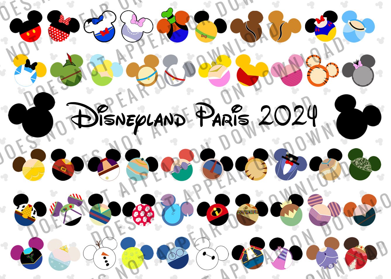 Disneyland Paris Autograph Book 2023 and 2024 Digital Files Etsy UK