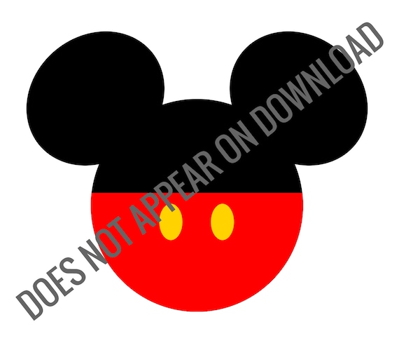 correcto Irradiar Portavoz Mickey Mouse decorado con la silueta de las orejas del ratón - Etsy España