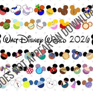 WDW Disneyworld Character Autograph Book 2025 and 2026 - Digital Files