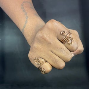 Handcrafted Copper Spiral Rings – Energy Amplifying Jewelry for Protection & Grounding