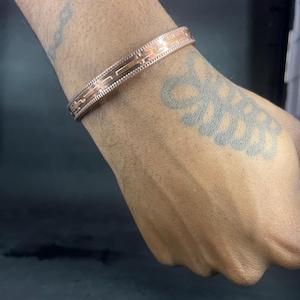 Copper Cross Cuff Bracelet – Faith-Forged Protection Jewelry for Spiritual Warriors