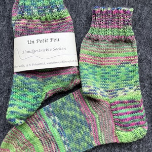 Hand-knitted socks, size 36/37