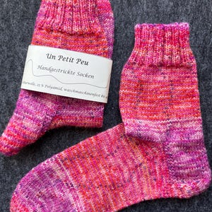 Hand-knitted socks, size 36/37