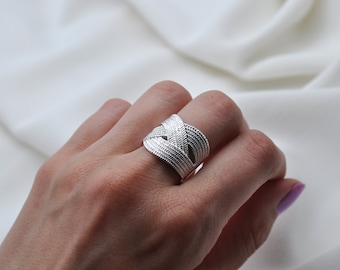 LOVE DAMEN RING | 925 Sterling Silber