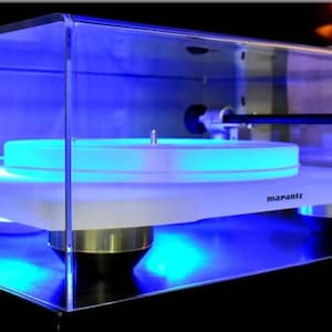 Marantz Clear Acrylic Lucite Turntable Dust Cover TT 15S1 Vintage Turntables record player Audio file spinning Albums receiver