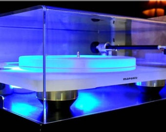 Marantz Clear Acrylic Lucite Turntable Dust Cover TT 15S1 Vintage Turntables record player Audio file spinning Albums receiver