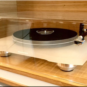 Marantz Clear Acrylic Lucite Turntable Dust Cover TT 15S1 Vintage Turntables record player Audio file spinning Albums receiver Marantz TT15S1 3/16"